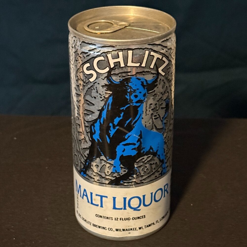 Schlitz Malt Liquor Vintage beer can